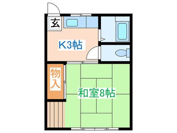 最上ハイツの物件間取画像